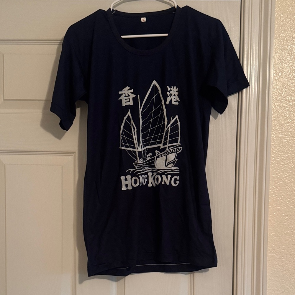 Navy Blue Graphic Tee - Short Sleeve